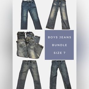 BUNDLE (4 pairs)- boys jeans size 7